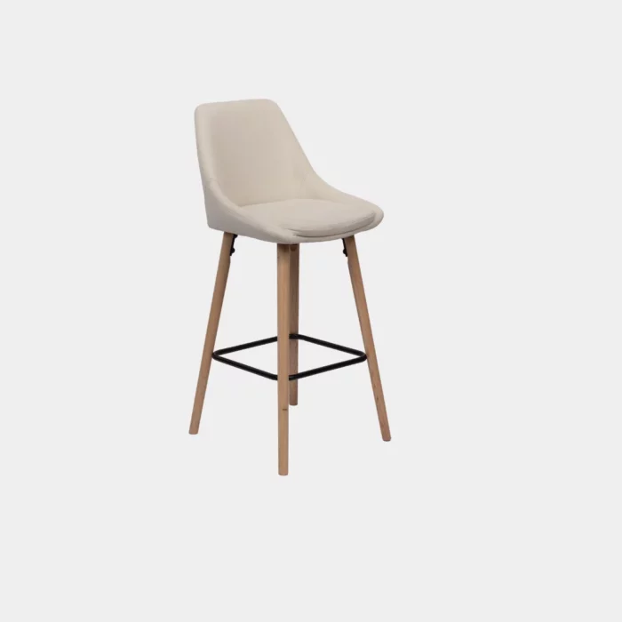 ZYNSELL Cream High Bar Stool - Image 1