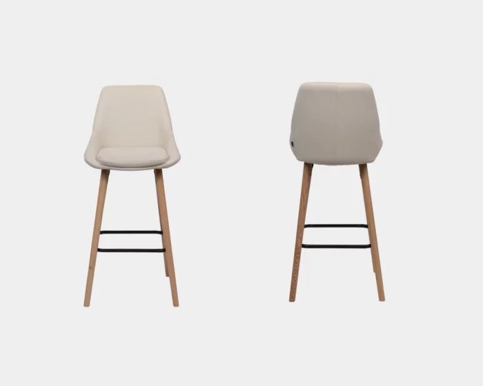 ZYNSELL Cream High Bar Stool - Image 2