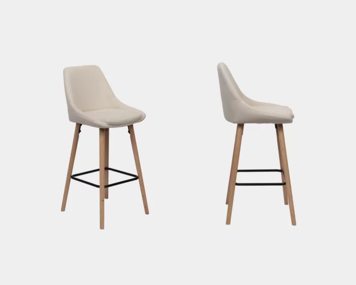 ZYNSELL Cream High Bar Stool - Image 3