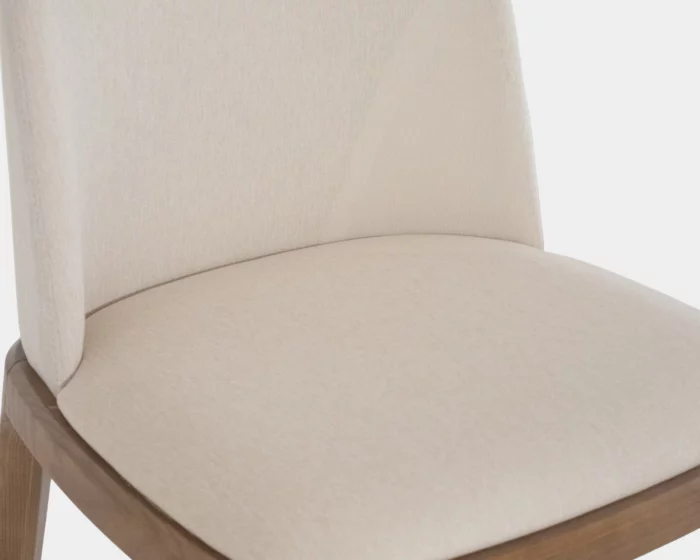 ZYNSELL Cream Upholstered Dining Chair - Image 4