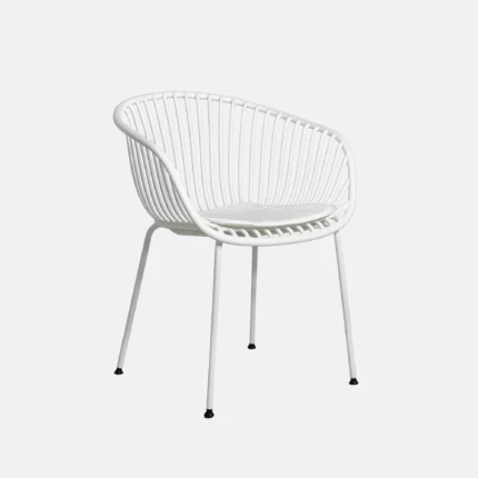 ZYNSELL White Polypropylene Occasional Chair
