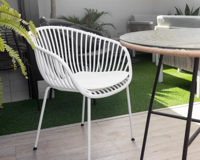 ZYNSELL White Polypropylene Occasional Chair - Image 2