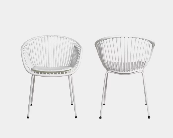 ZYNSELL White Polypropylene Occasional Chair - Image 4