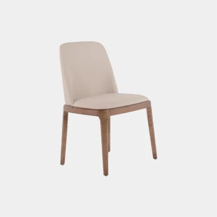 ZYNSELL Cream Upholstered Dining Chair