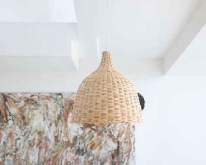 ZYNSELL Natural Rattan Bell Pendant Light - Image 2