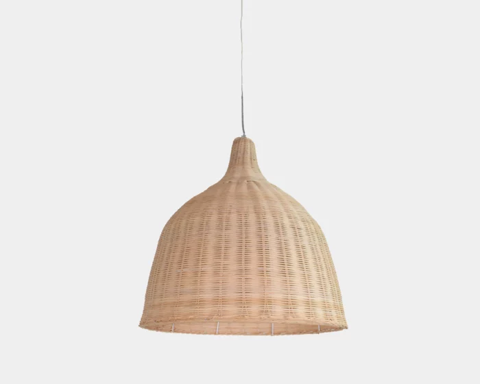 ZYNSELL Natural Rattan Bell Pendant Light - Image 3